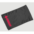 Fingertip Towel Hemmed 11x18 - Black (Imprinted)